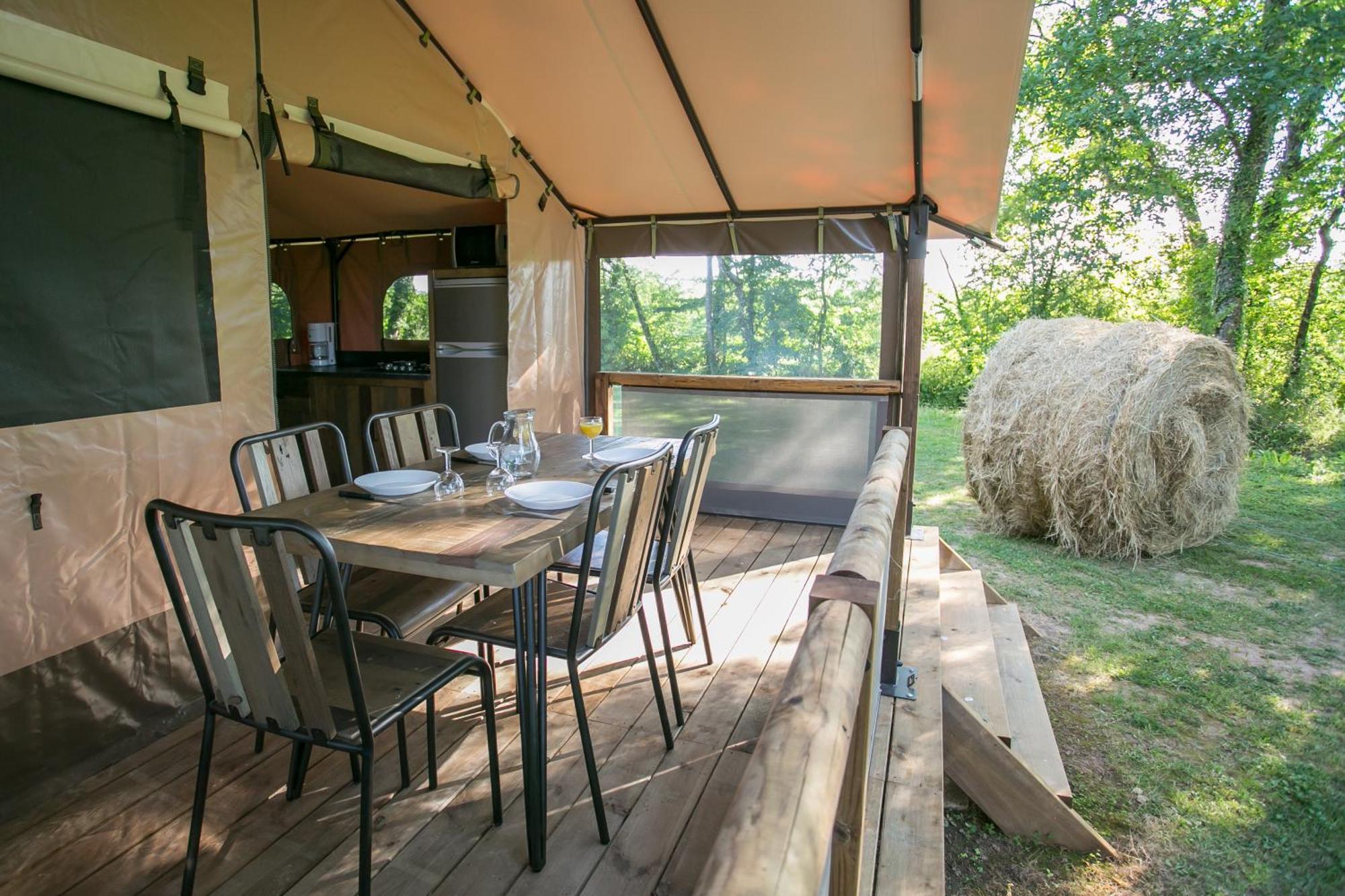 Camping La Ferme de Perdigat Limeuil Bagian luar foto