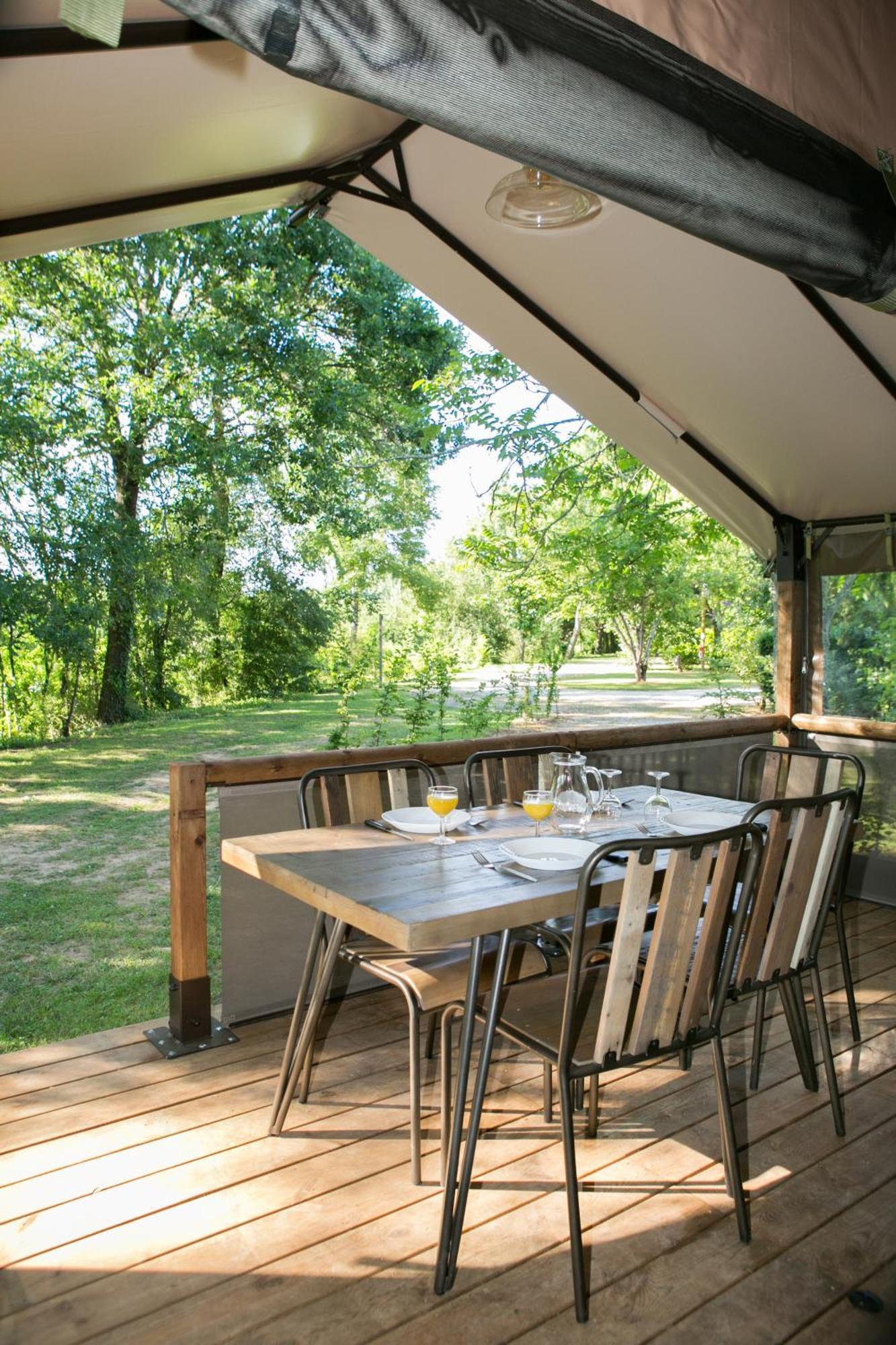Camping La Ferme de Perdigat Limeuil Bagian luar foto